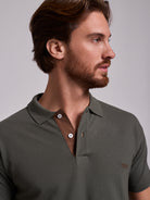 GREEN POLO SHORT SLEEVE REGULAR FIT MR. BLUE
