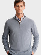 BLUE THIN PULLOVER LONG SLEEVE REGULAR FIT MR. BLUE