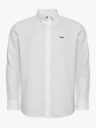 WHITE REGULAR FIT MR SHIRT. BLUE