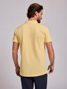 YELLOW POLO SHORT SLEEVE REGULAR FIT MR. BLUE