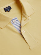 Polo Regular Fit Piquet Amarelo Mr. Blue