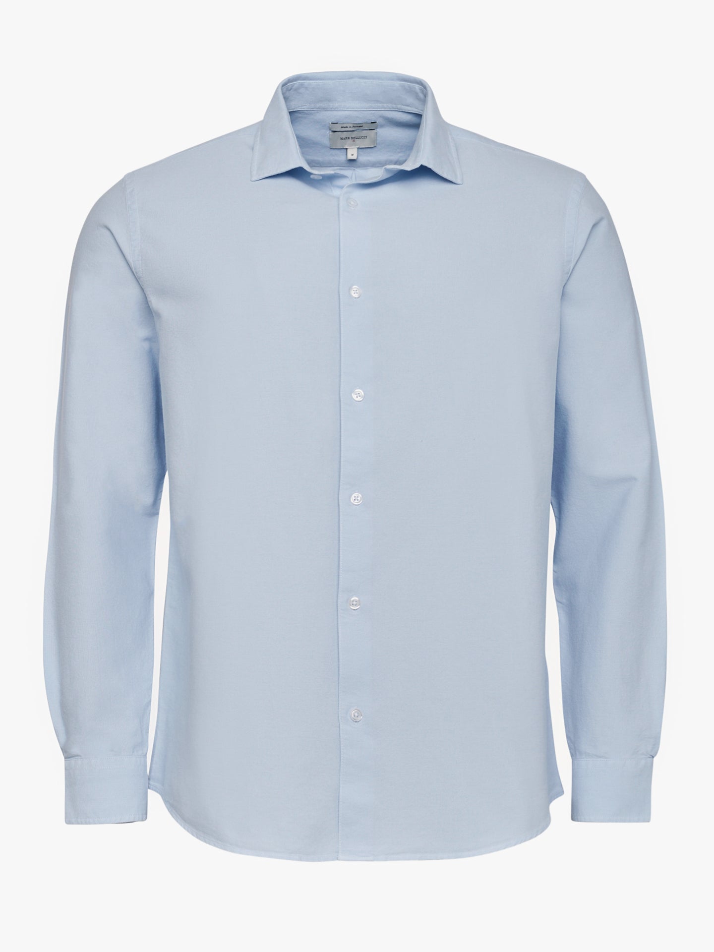 BLUE LONG SLEEVE REGULAR FIT SHIRT MARK BELLUCCI