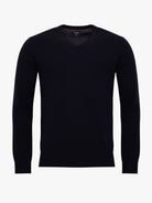 Pullovers Fino Decote em V Mr. Blue