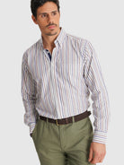 LONG SLEEVE GREEN SHIRT REGULAR FIT MR. BLUE