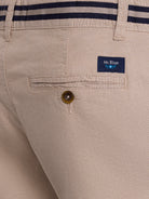 Calça Algodão Beges Regular Fit Mr. Blue
