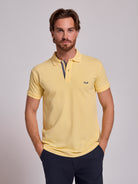 YELLOW POLO SHORT SLEEVE REGULAR FIT MR. BLUE