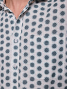 BLUE LINEN SHIRT SHORT SLEEVE REGULAR FIT MR. BLUE