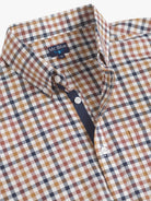 LONG SLEEVE BROWN SHIRT REGULAR FIT MR. BLUE