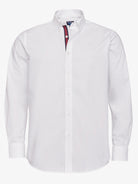 WHITE SLIM FIT MR SHIRT. BLUE