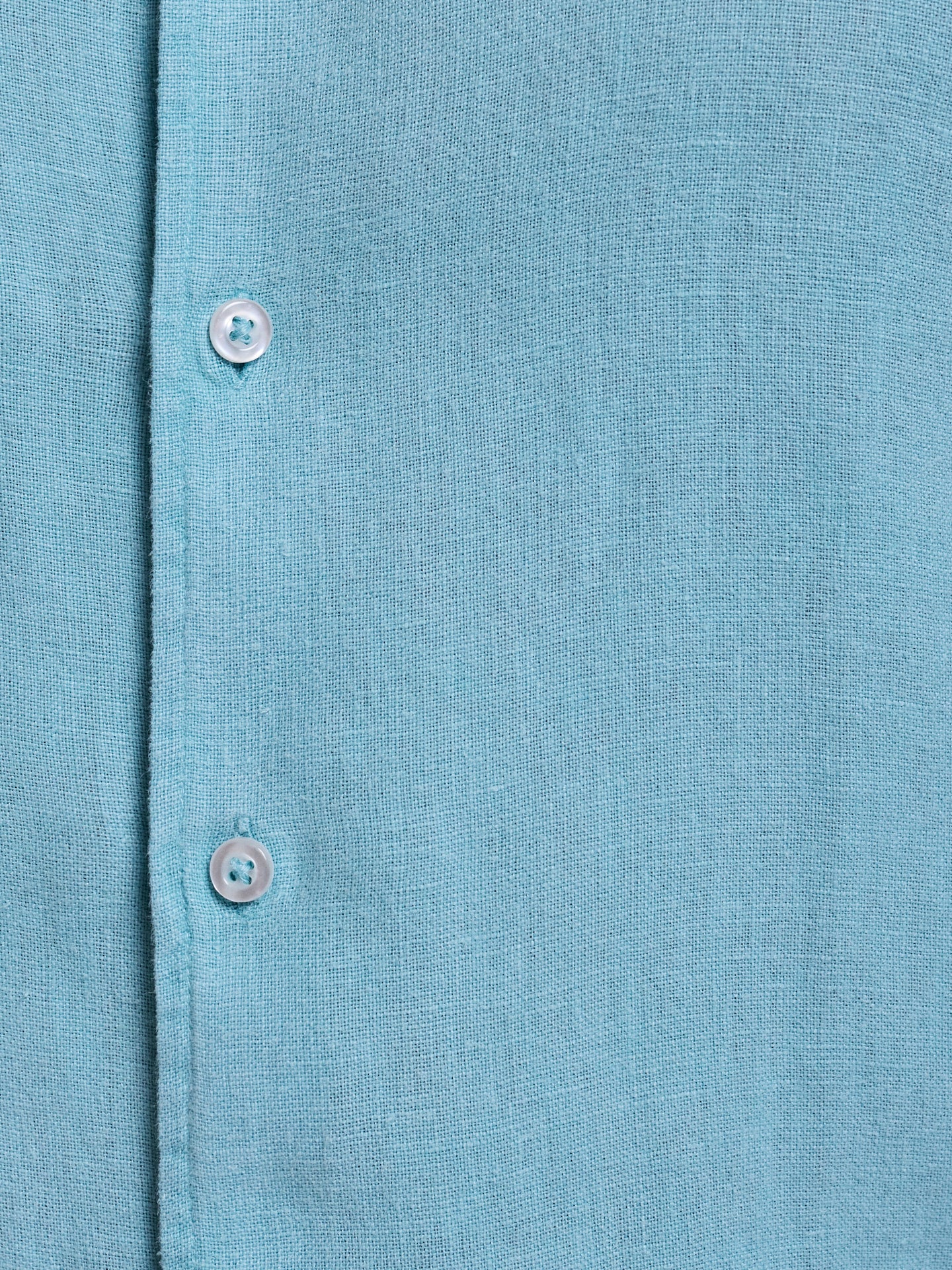 Camisa Linho Azul Manga Comprida Tailored Fit Mr. Blue