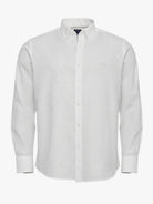 Camisa Regular Fit Linho Branca Mr. Blue