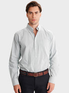 GREEN REGULAR FIT MR SHIRT. BLUE
