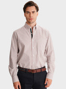 GREEN REGULAR FIT MR SHIRT. BLUE