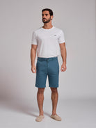 Bermuda Algodão Verdes Regular Fit Mr. Blue