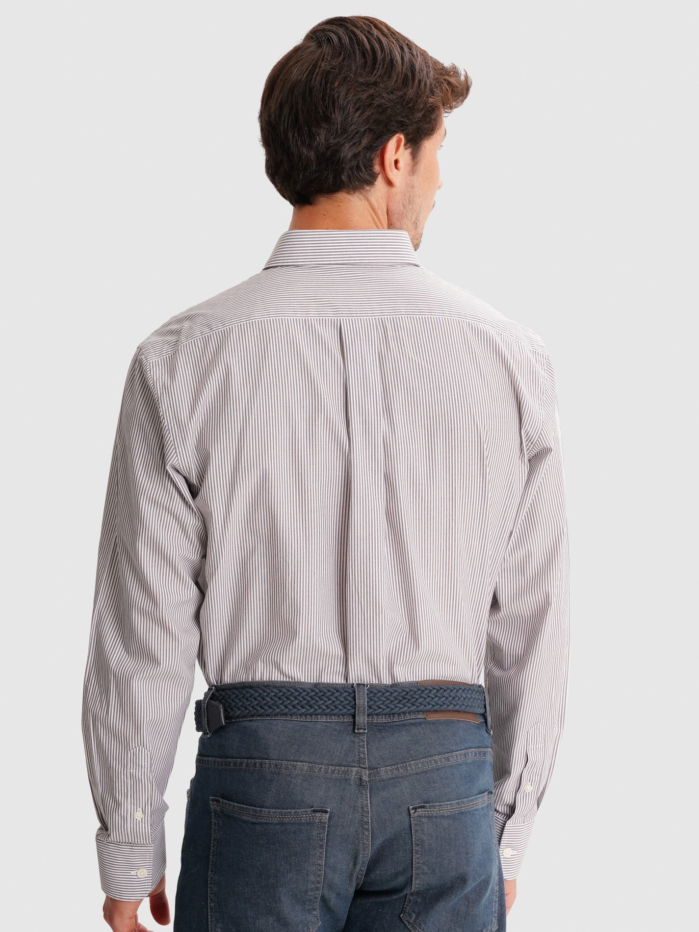 CAMISA MR GRIS REGULAR FIT. AZUL