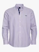 BLUE REGULAR FIT MR SHIRT. BLUE