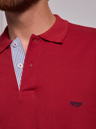RED POLO SHORT SLEEVE REGULAR FIT MR. BLUE