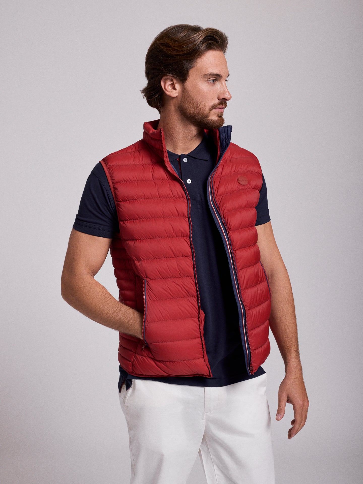 Blusão Vermelho Regular Fit Mr. Blue