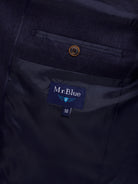 Blazer Azul Manga Comprida Regular Fit Mr. Blue