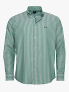 Camisa Algodão Verde Manga Comprida Regular Fit Mr. Blue
