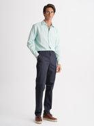 Calças Chinos Regular Fit Azuis Mr. Blue