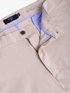 BEIGE COTTON SLIM FIT MR. BLUE