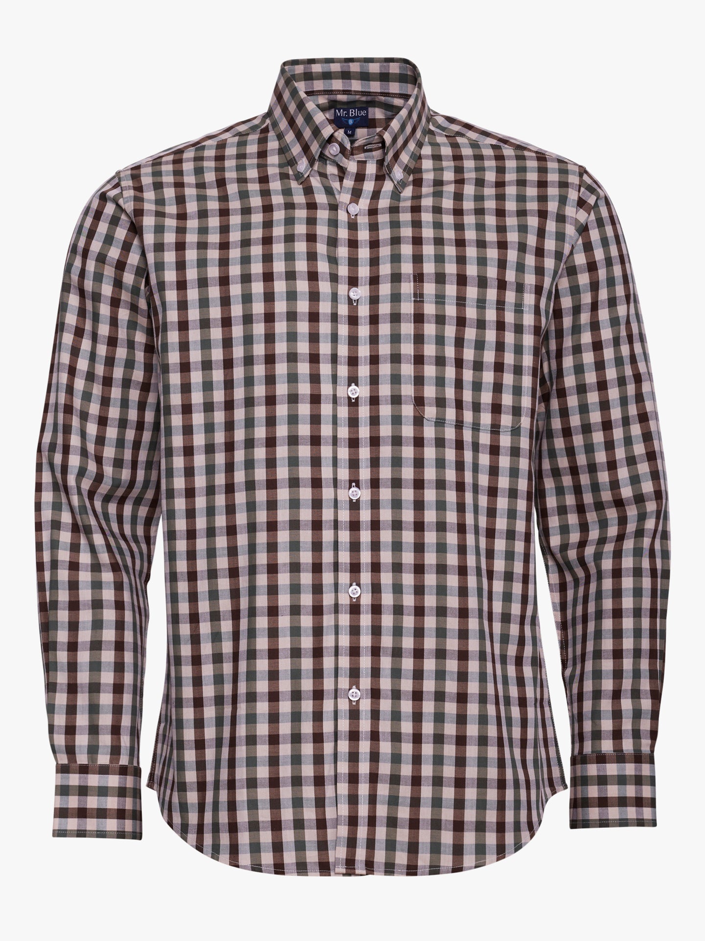 GREEN REGULAR FIT MR SHIRT. BLUE