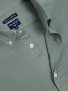Camisa Algodão Verde Manga Comprida Regular Fit Mr. Blue