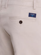 Calça Algodão Beges Slim Fit Mr. Blue