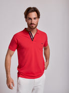 RED POLO SHORT SLEEVE REGULAR FIT MR. BLUE
