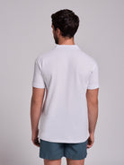 WHITE POLO SHORT SLEEVES REGULAR FIT MR. BLUE