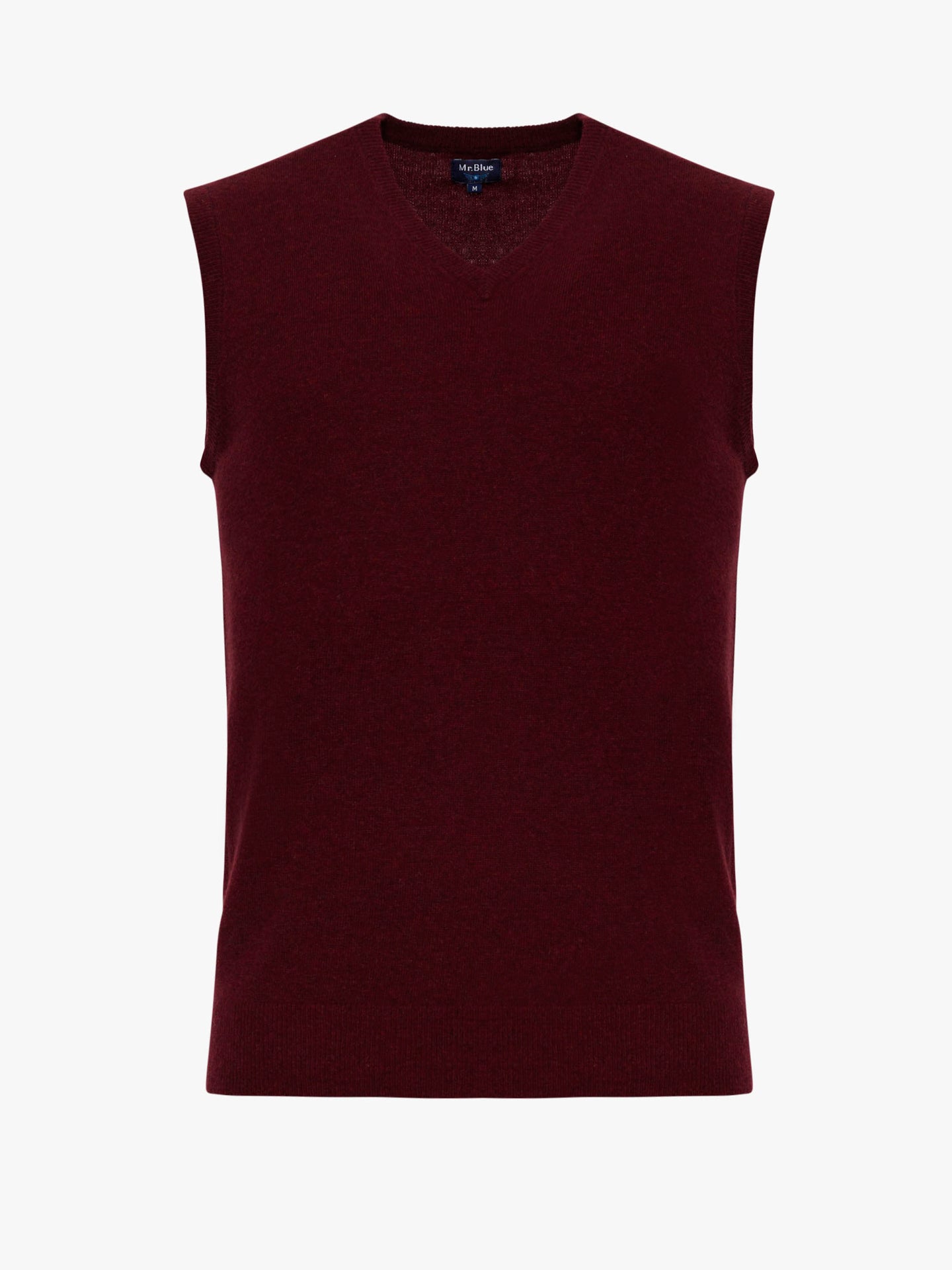 Pullover Lã Bordeaux Manga Curta Regular Fit Mr. Blue