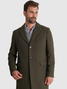 Sobretudo Verde Manga Comprida Regular Fit Mr. Blue