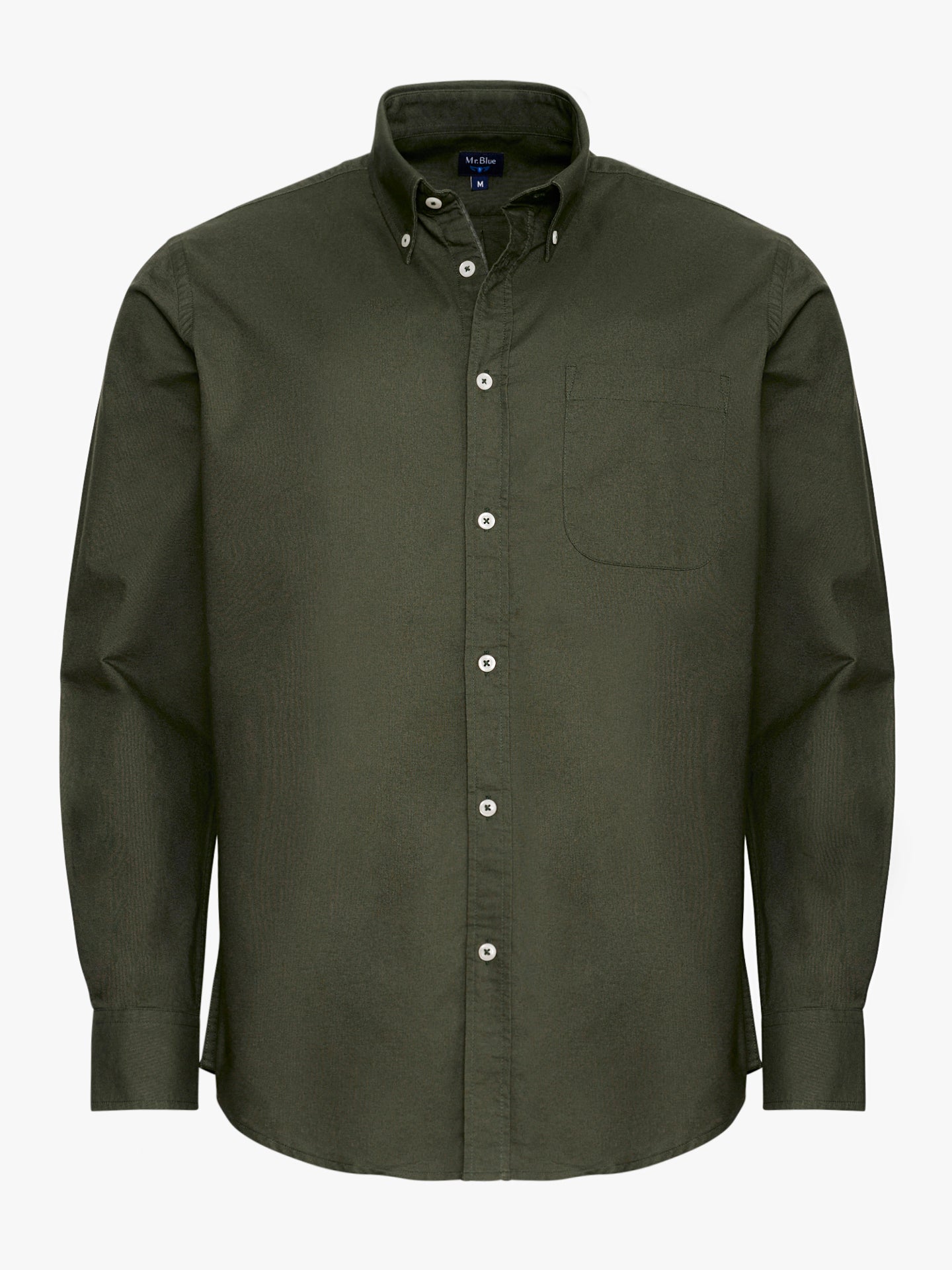 GREEN REGULAR FIT MR SHIRT. BLUE
