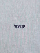 Camisa Linho Verde Manga Comprida Regular Fit Mr. Blue