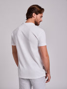 Polo Branco Manga Curta Regular Fit Mr. Blue