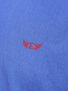 Camisa Linho Azul Manga Comprida Regular Fit Mr. Blue