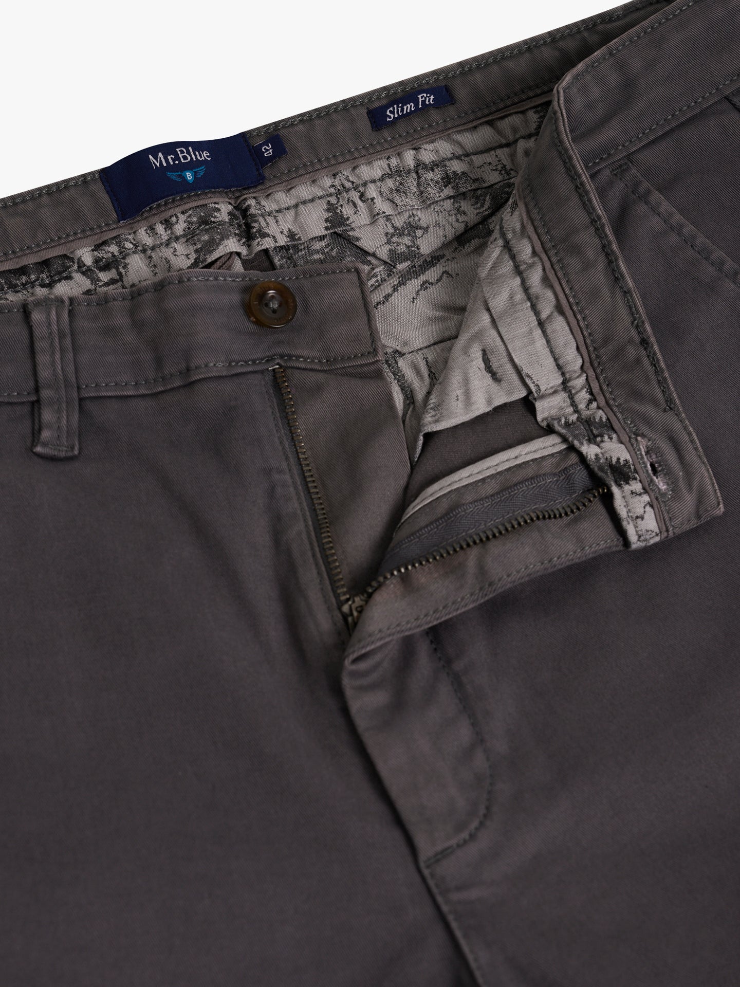 GRAY SLIM FIT MR. BLUE