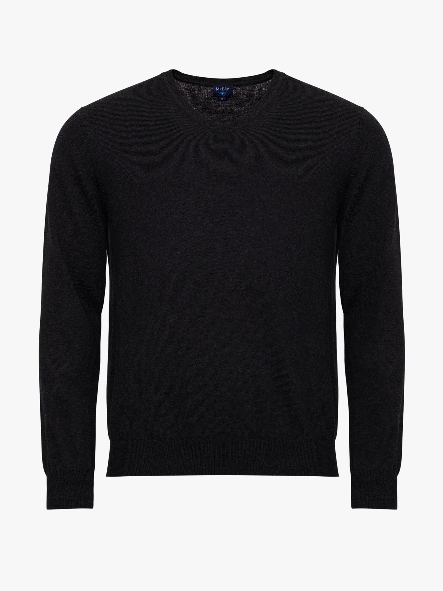 Pullovers Fino Decote em V Mr. Blue