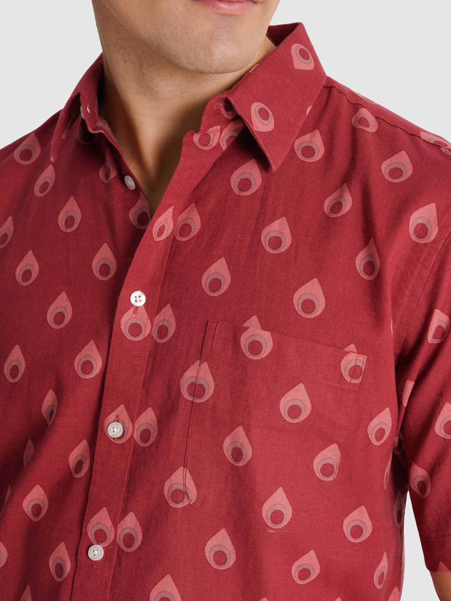 RAW SHIRT SHORT SLEEVE REGULAR FIT MR. BLUE