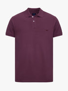 Polo Roxo Manga Curta Regular Fit Mr. Blue