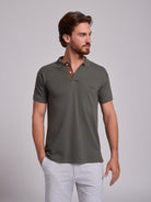 GREEN POLO SHORT SLEEVE REGULAR FIT MR. BLUE