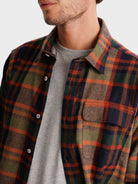ORANGE OVERSHIRT REGULAR FIT MR. BLUE