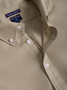 BEIGE TAILORED FIT MR SHIRT. BLUE