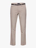 Calças Chinos Slim Fit Twill Beges Mr. Blue