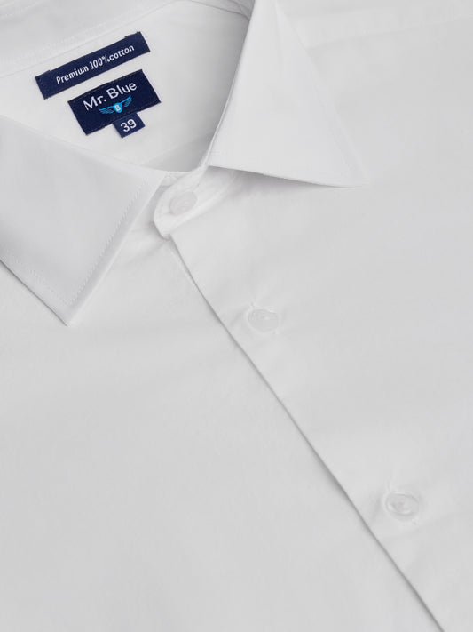 CAMISA BRANCA CLASSIC FIT MR. BLUE