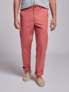 Calça Algodão Rosas Regular Fit Mr. Blue