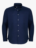 BLUE REGULAR FIT MR SHIRT. BLUE