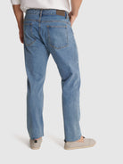 CALÇAS GANGA AZUIS SLIM FIT MR. BLUE