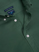 Camisa Algodão Verde Manga Comprida Regular Fit Mr. Blue